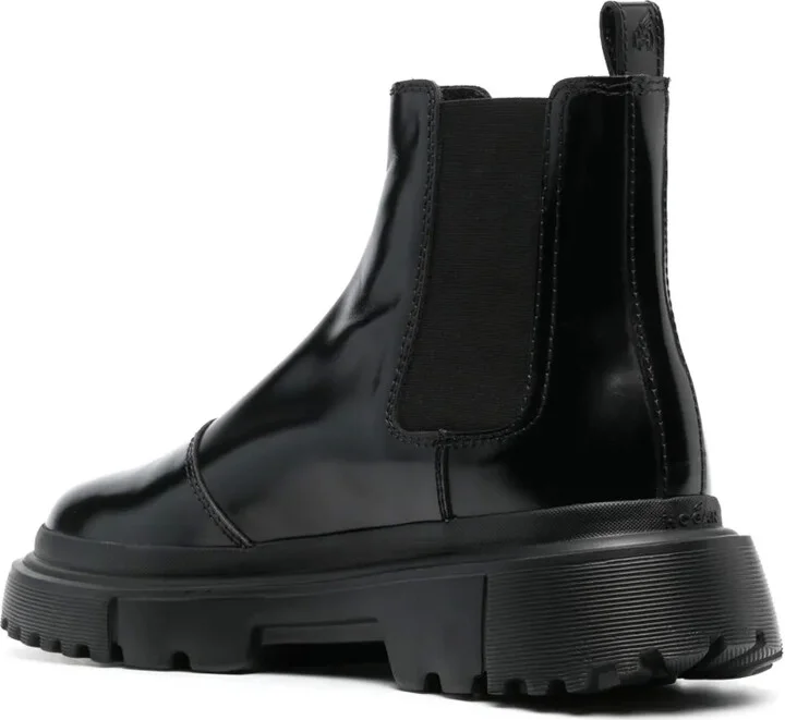Chelsea round-toe leather boots - Image 3