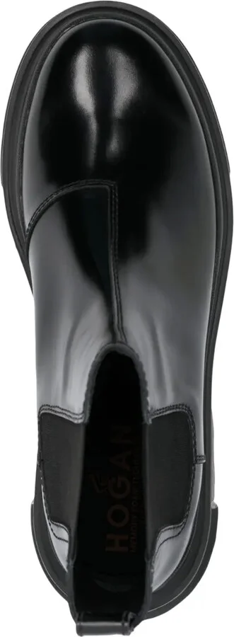 Chelsea round-toe leather boots - Image 4