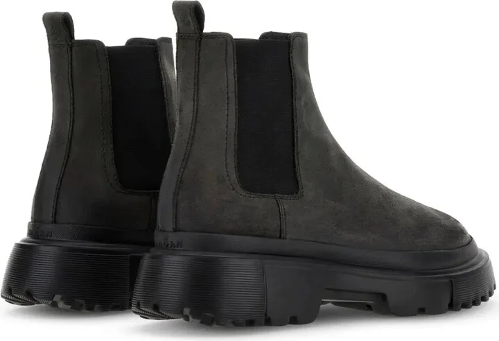 Chelsea round-toe suede boots - Image 3