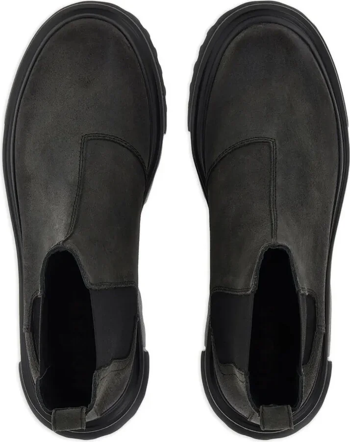 Chelsea round-toe suede boots - Image 4