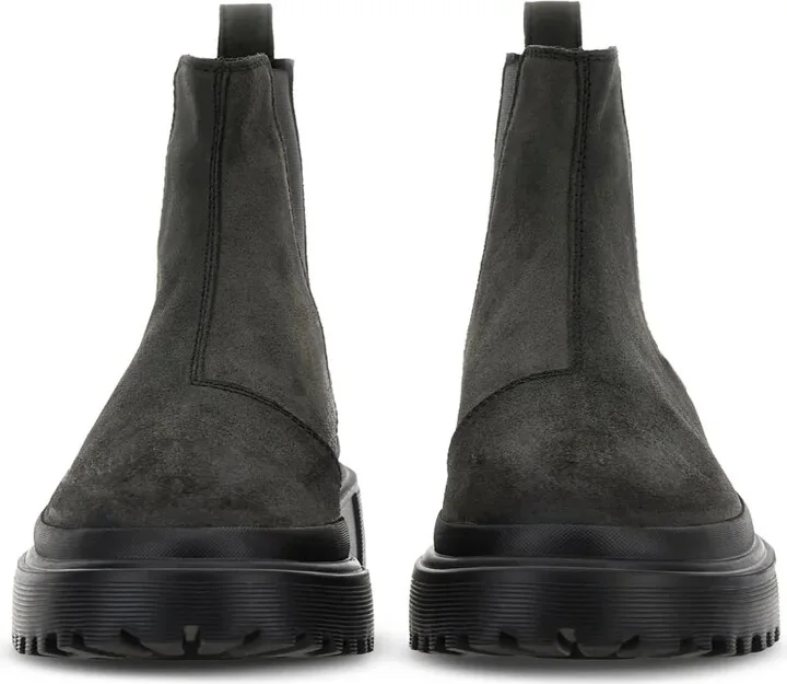 Chelsea round-toe suede boots - Image 5