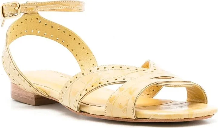 Chemisier open-toe flat sandals - Image 2