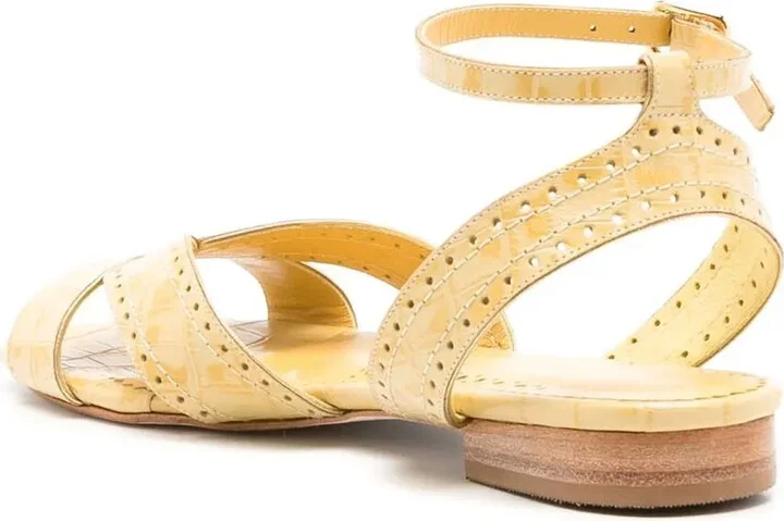 Chemisier open-toe flat sandals - Image 3