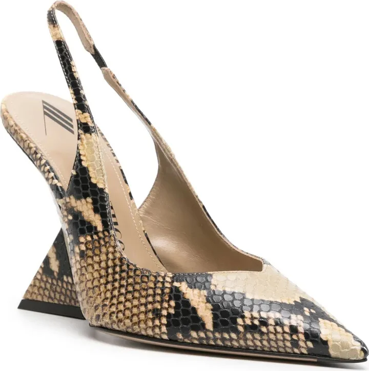 Cheope 105mm leather pumps - Image 2