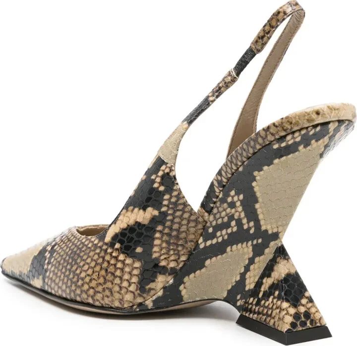 Cheope 105mm leather pumps - Image 3