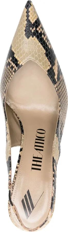 Cheope 105mm leather pumps - Image 4