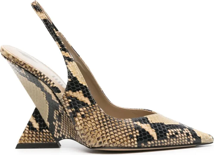 Cheope 105mm leather pumps
