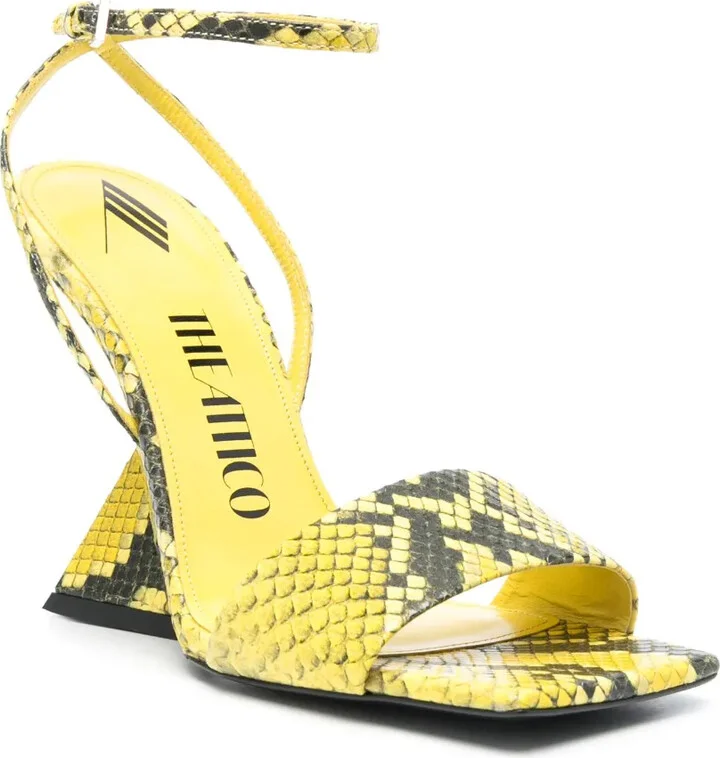 Cheope 110mm snake-effect sandals - Image 2