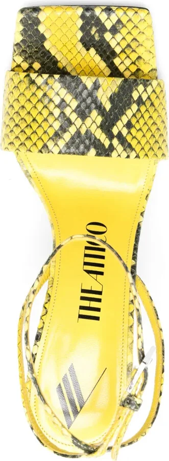Cheope 110mm snake-effect sandals - Image 4