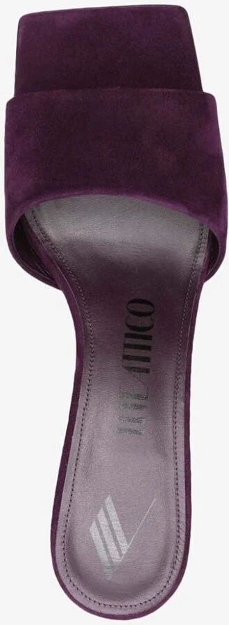 Cheope 70 Suede Wedge Mules - Image 3
