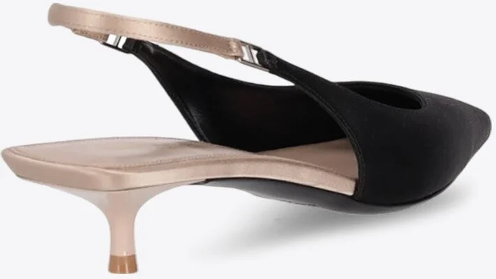 Cherish 30 Slingback Satin Pumps - Image 2