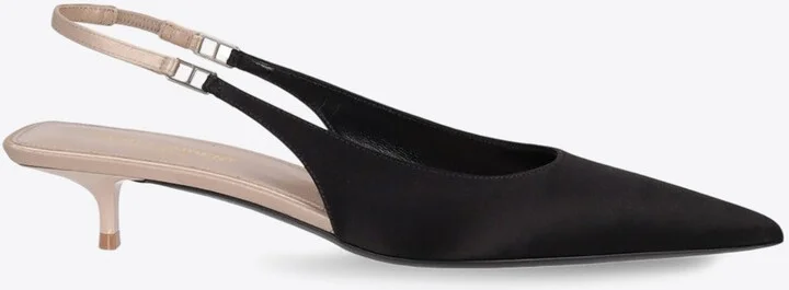 Cherish 30 Slingback Satin Pumps