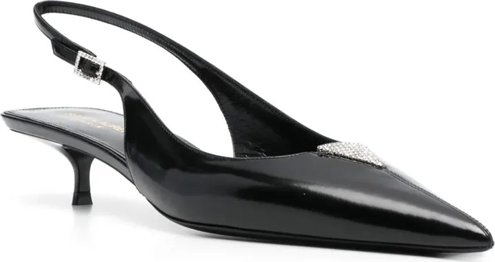Cherish 30mm rhinestone-embellished pumps - Image 2
