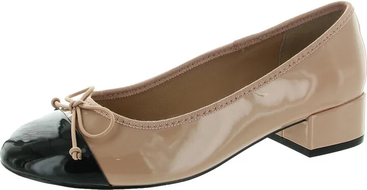 Cherish-C Womens Patent Slip On Pumps