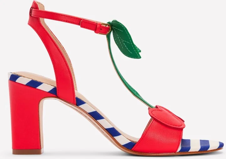 Cherry Heeled Sandal, Cherry