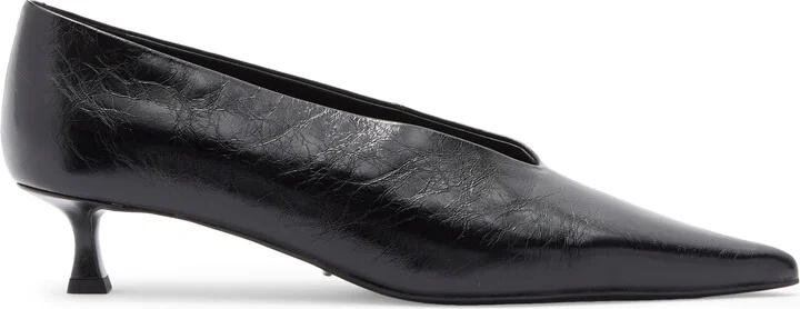 Cherry Pointed Toe Kitten Heel Pump - Image 3