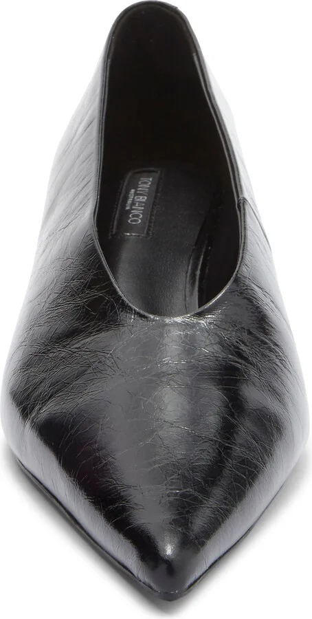 Cherry Pointed Toe Kitten Heel Pump - Image 4