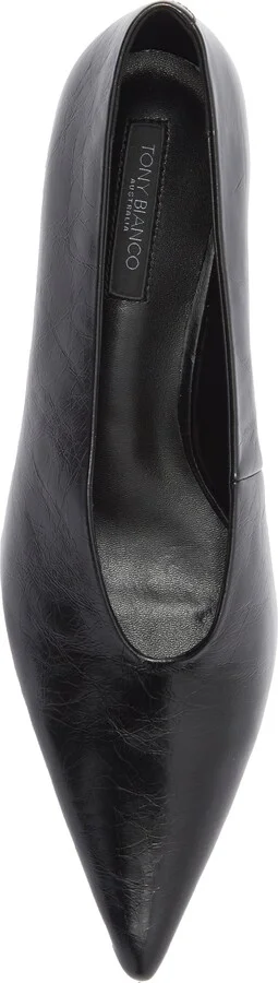 Cherry Pointed Toe Kitten Heel Pump - Image 5
