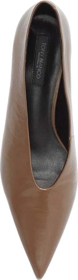 Cherry Pointed Toe Kitten Heel Pump - Image 11