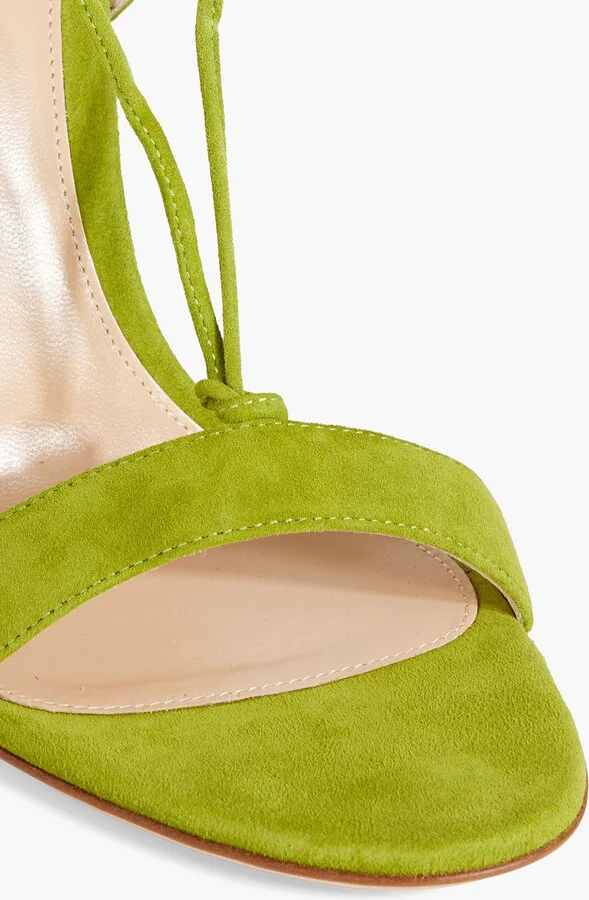 Cherry suede sandals - Image 4