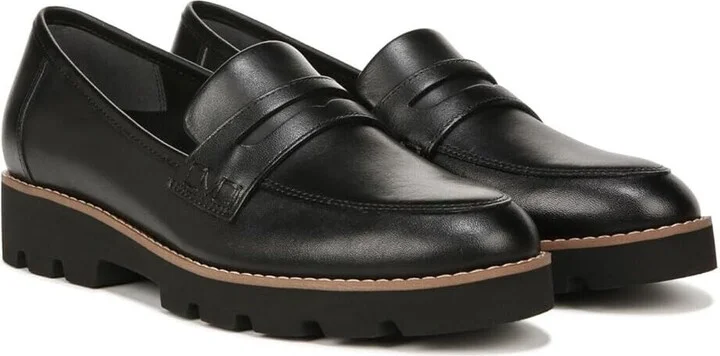 Cheryl II I7819L1001 Loafer Women's Black Leather Slip On Shoes KHD1499