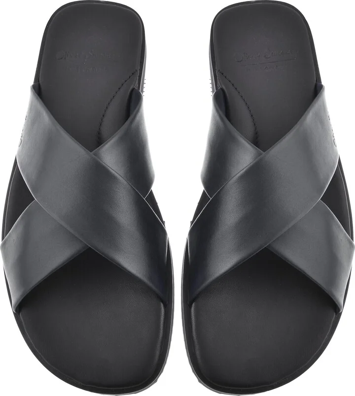 Chesil Crossover Sandals Navy