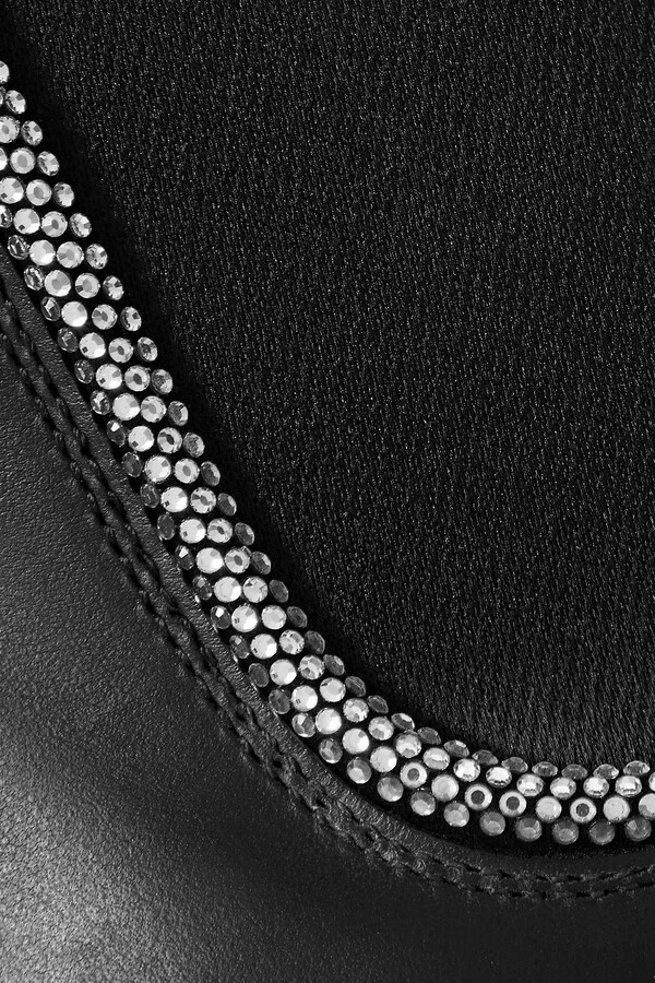 Chester crystal-embellished leather Chelsea boots - Image 4
