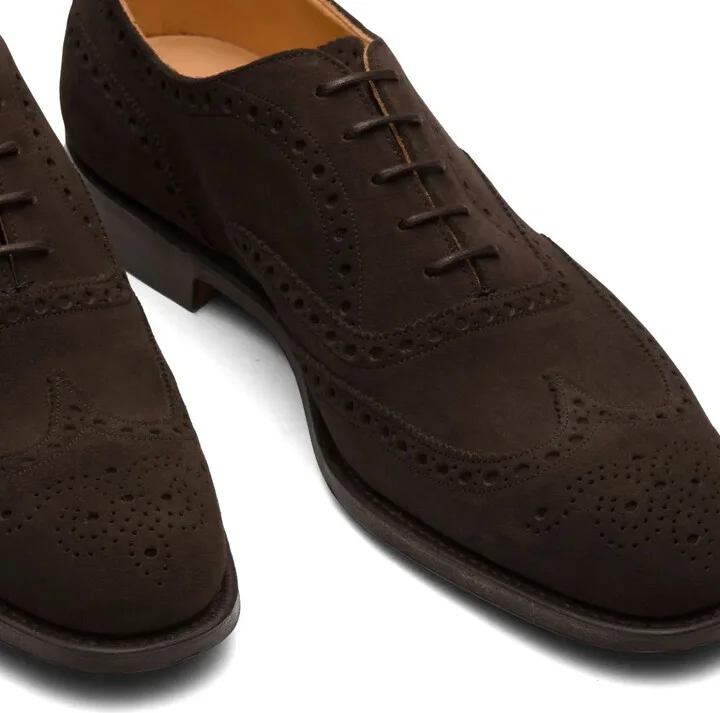 Chetwynd suede oxford brogues - Image 3