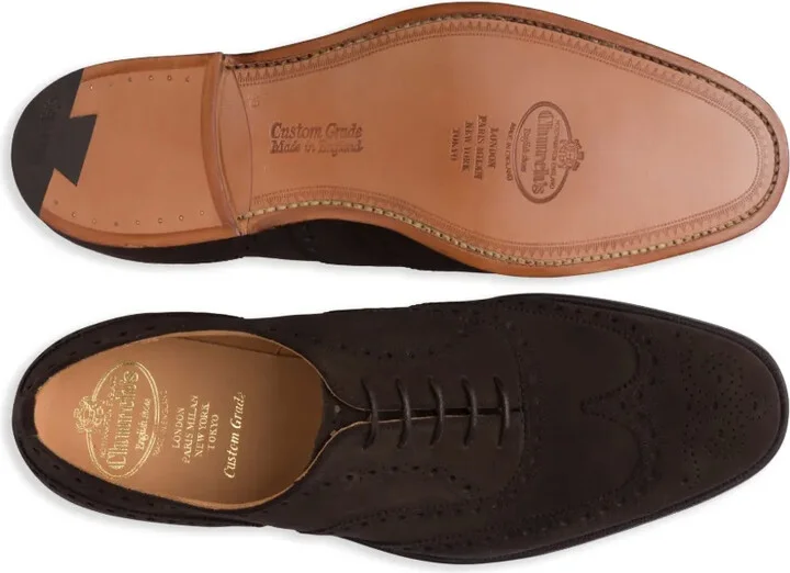 Chetwynd suede oxford brogues - Image 4