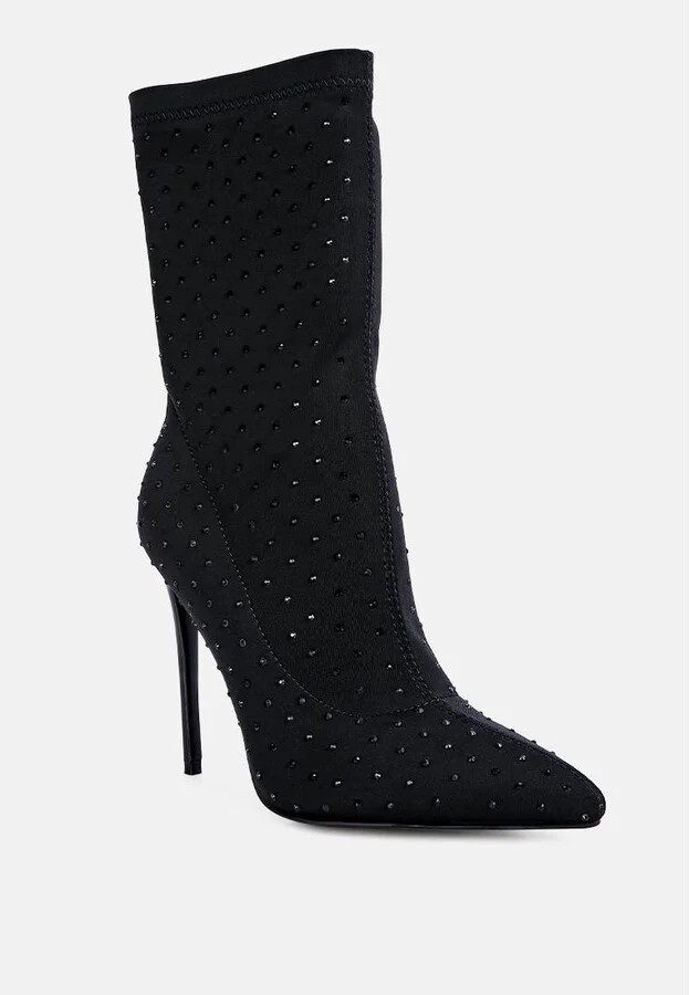Cheugy Embellished Ankle Boots - Image 3