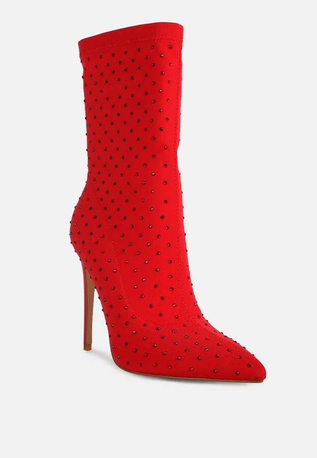 Cheugy Embellished Ankle Boots - Image 4
