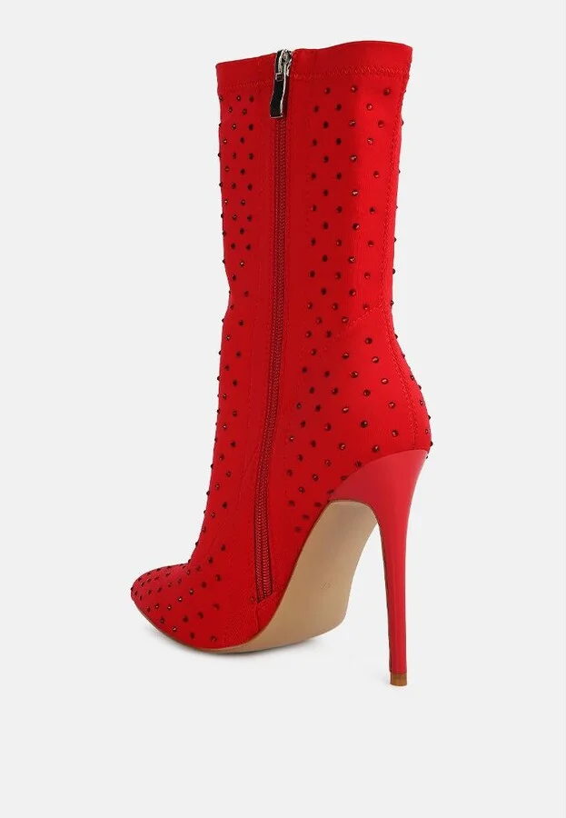 Cheugy Embellished Ankle Boots - Image 5