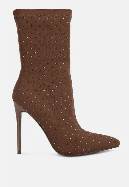 Cheugy Embellished Ankle Boots Women