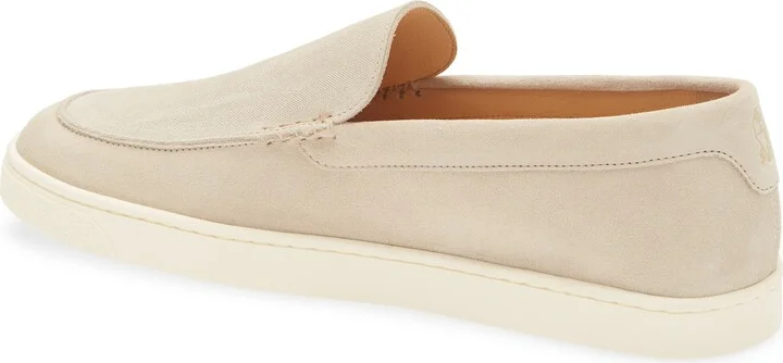 Chevron Embossed Suede Loafer - Image 2