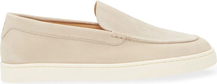 Chevron Embossed Suede Loafer - Image 3