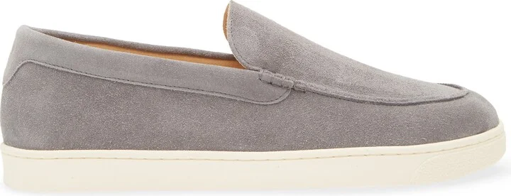 Chevron Embossed Suede Loafer - Image 9