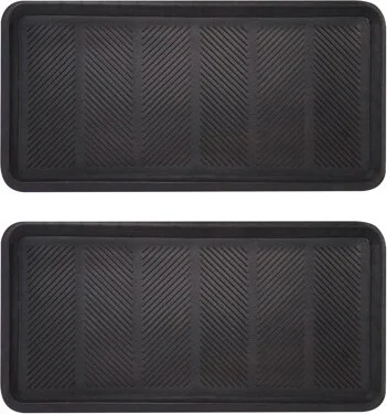Chevron Rubber Boot Tray