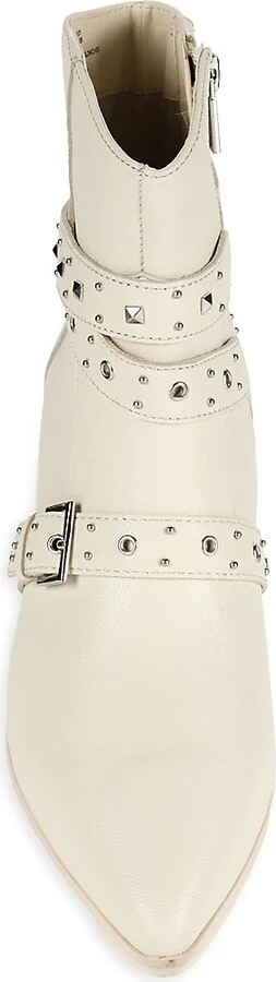 Cheyenne Studded Leather Booties - Image 5
