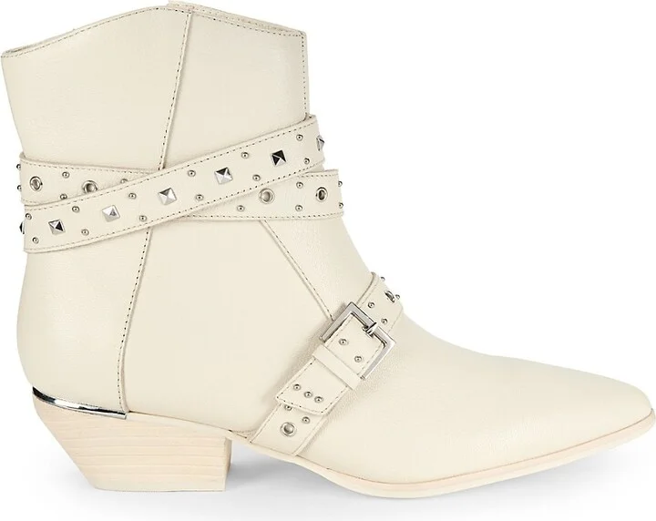 Cheyenne Studded Leather Booties