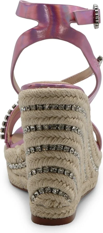 Chiara Ankle Strap Espadrille Platform Wedge Sandal - Image 2