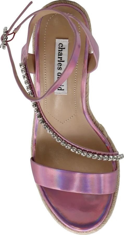 Chiara Ankle Strap Espadrille Platform Wedge Sandal - Image 4