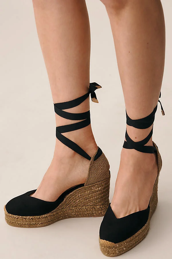 Chiara Ankle-Tie Espadrille Heels - Image 2