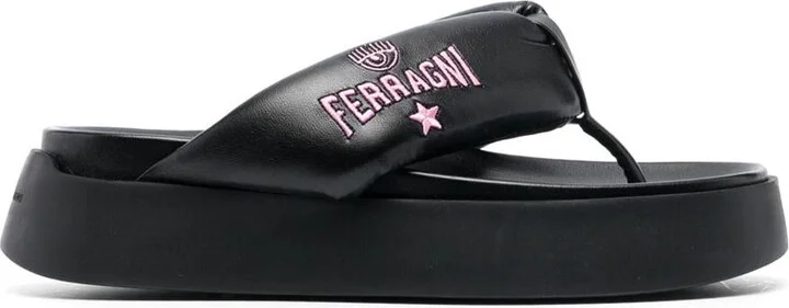 Chiara Ferragni Cf Platform Flip Flops