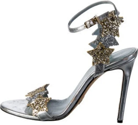 Metallic, Pattern Prints, Silver