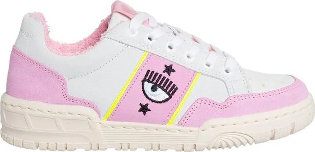 Chiara Ferragni Embroidered Lace-Up Sneakers