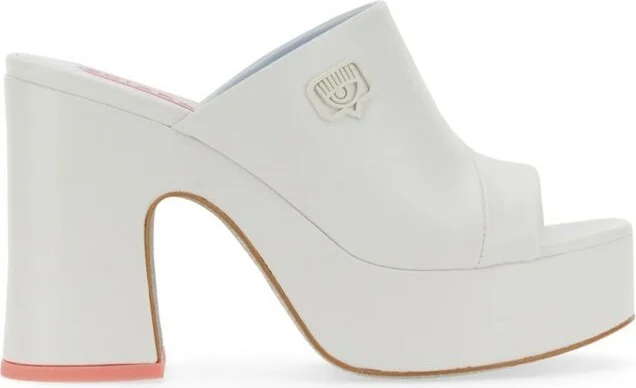 Chiara Ferragni Logo Detailed Heeled Sandals