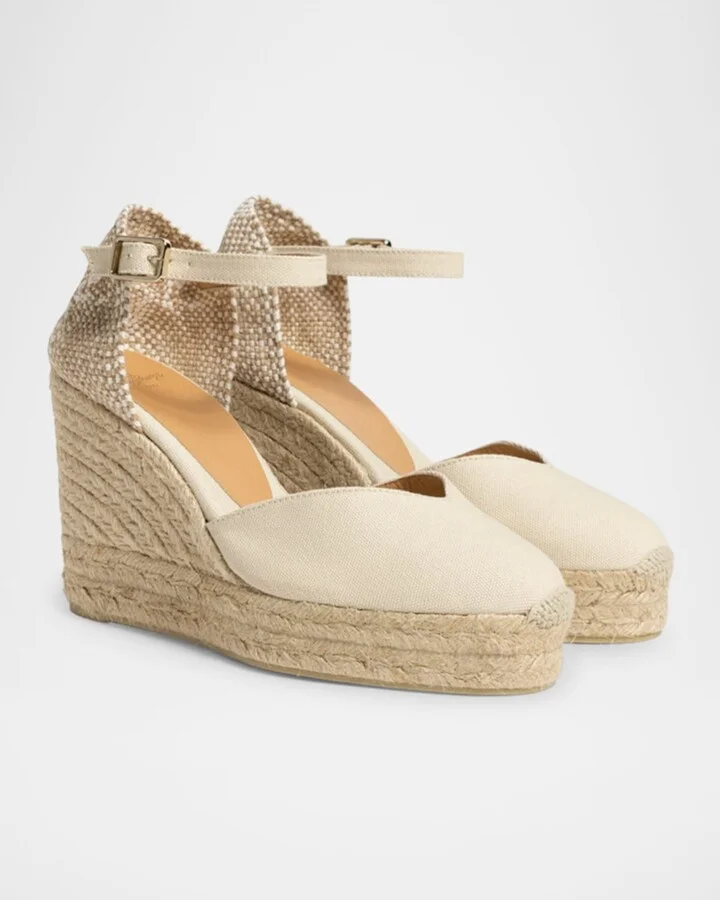 Chiarita Canvas Wedge Espadrilles - Image 4
