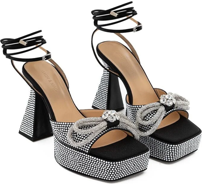 Chic Black Leather Platforms for Elevated Women's Style - Image 5