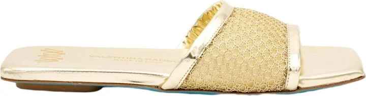 Chic Calliope Gold Nadina Slides for Spring and Summer - Image 6
