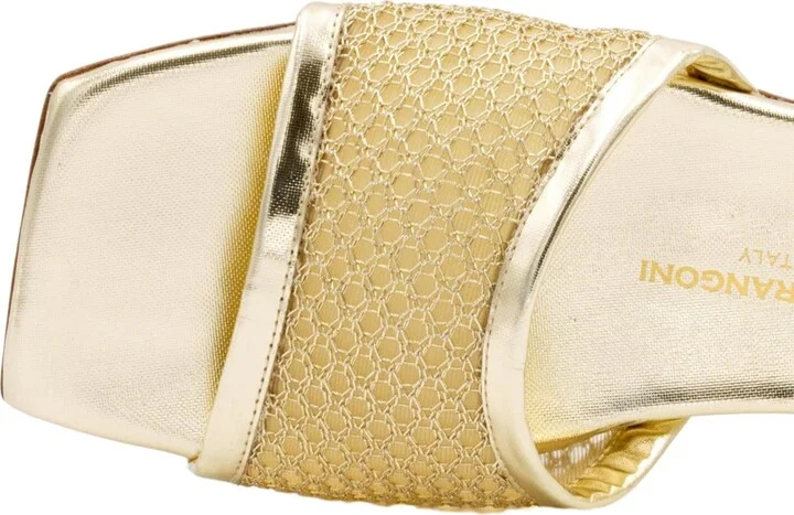 Chic Calliope Gold Nadina Slides for Spring and Summer - Image 7
